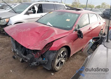 2021 Hyundai Elantra Limited из США, поврежденный, VIN KMHLP4AG7MU106239